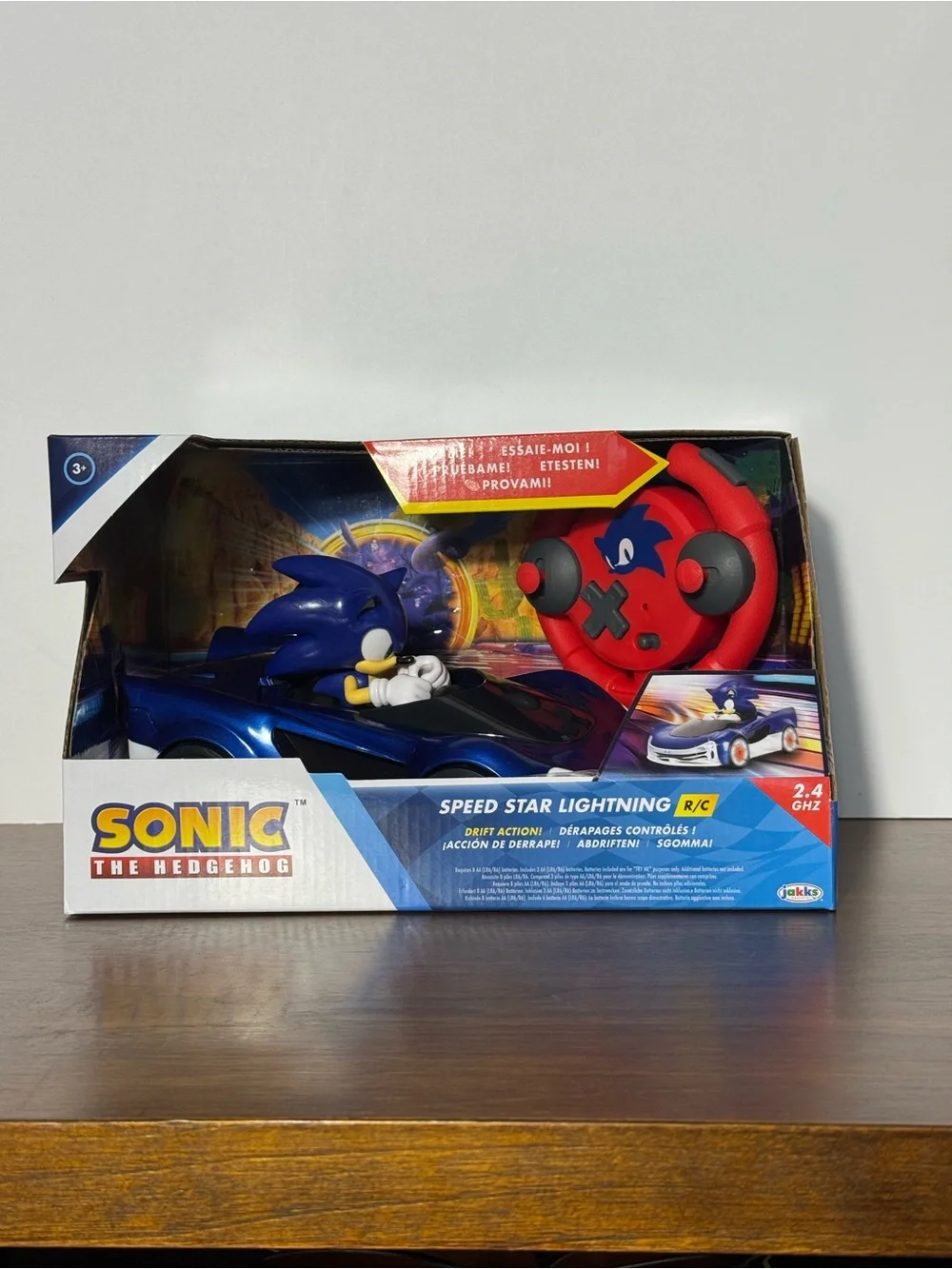 Sonic the Hedgehog Speed Star Lightning RC Car 2.4GHz New Sealed